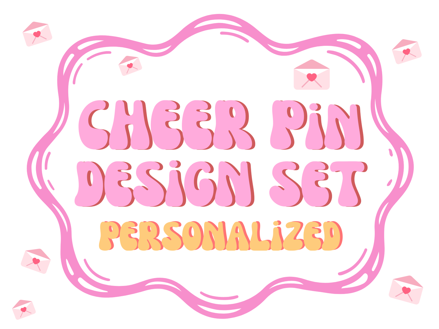 Cheer Pin Design Set – personalized craft kit for cheer lovers ✨