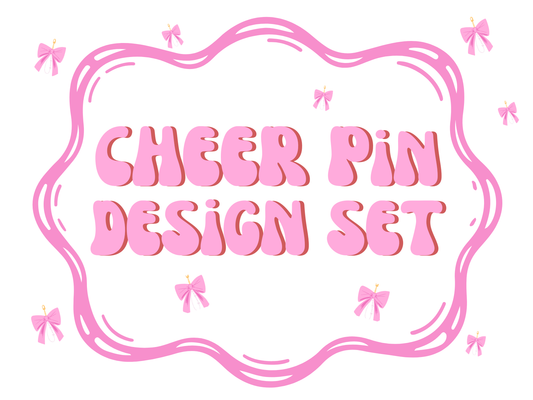 Cheer Pin Design Set – Craft kit for cheer lovers ✨